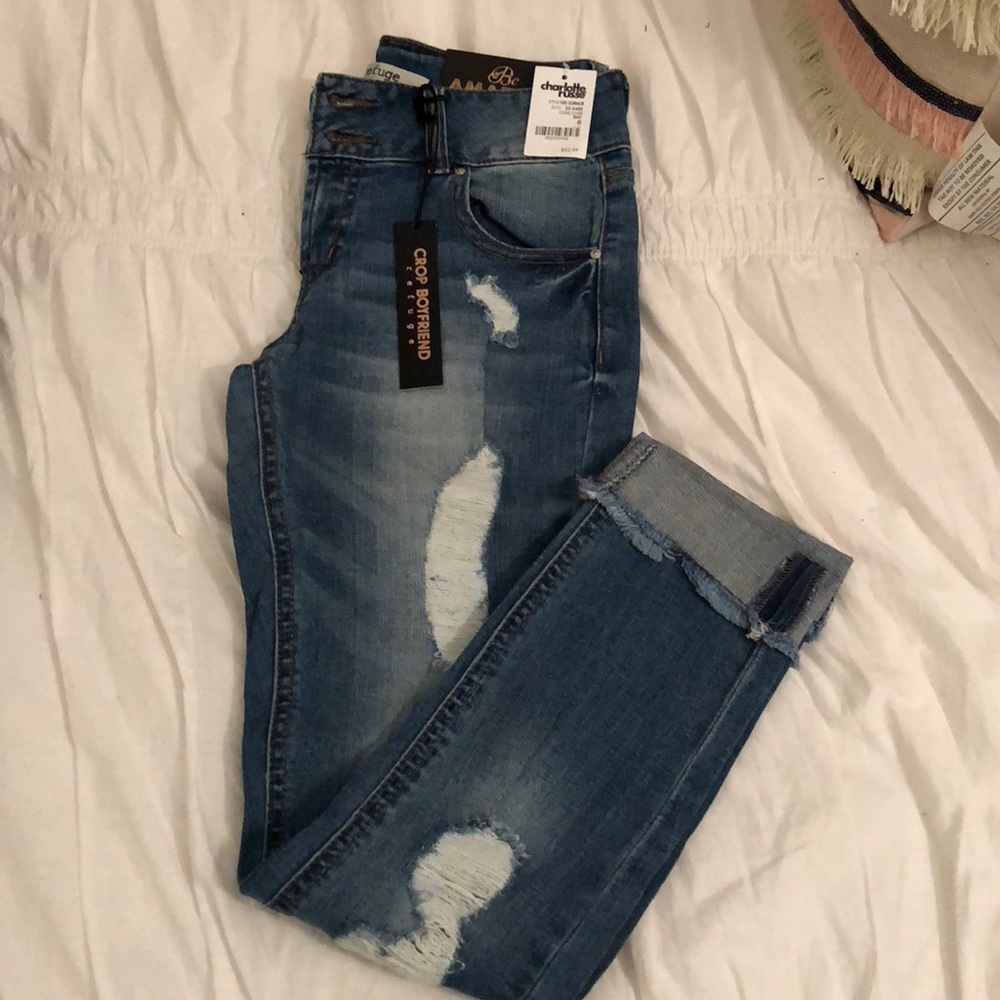Boyfriend cropped jeans - Picture 1 of 3